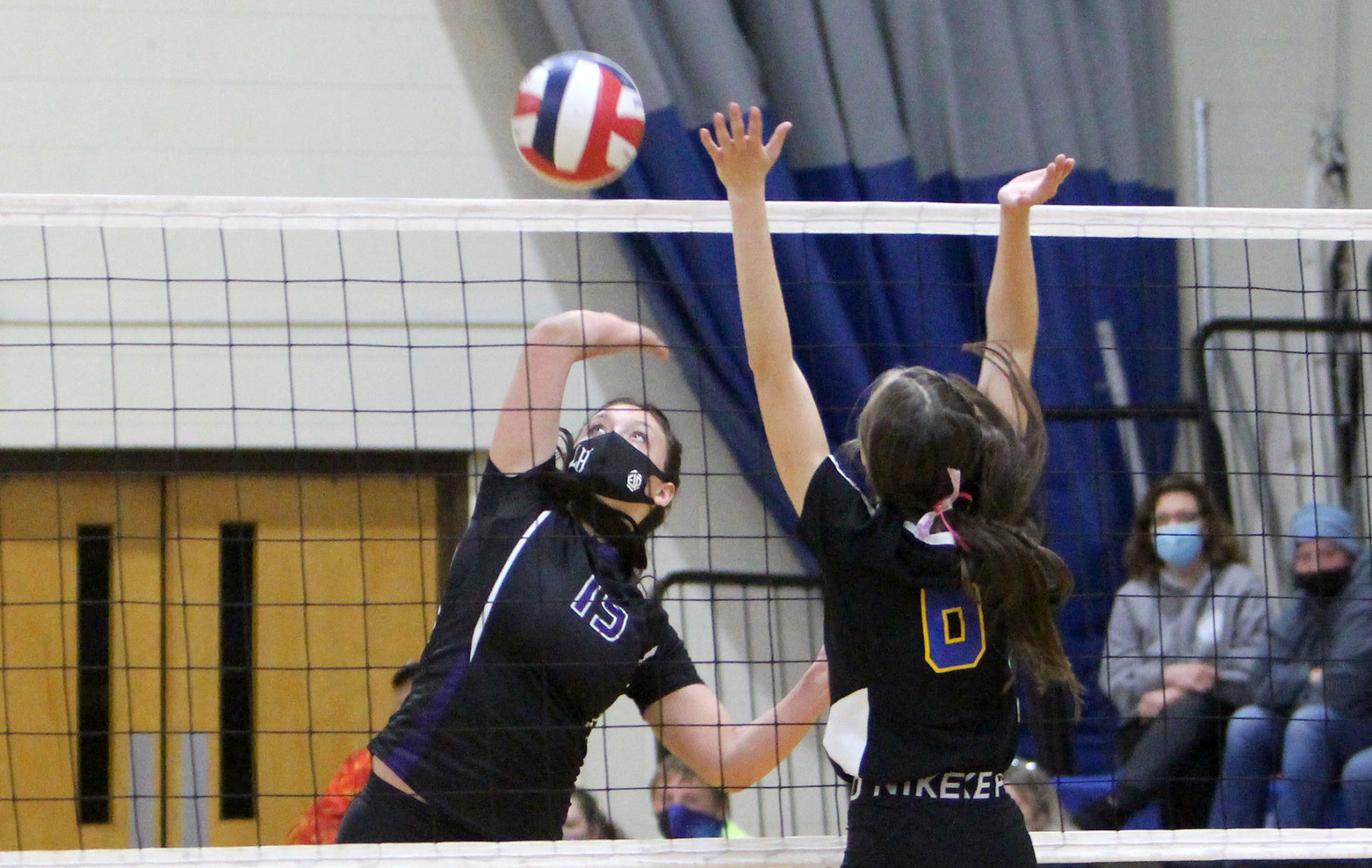 Lake Holcombe at Cornell volleyball 10-15-20